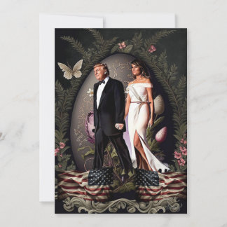 Tarjeta de Pascua Donald y Melania Trump en HD