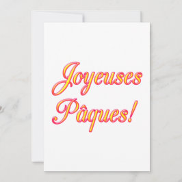 Tarjeta de pascua feliz