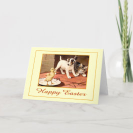 Tarjeta de pascua feliz