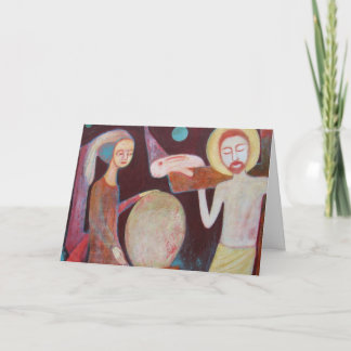 Tarjeta de pascua feliz