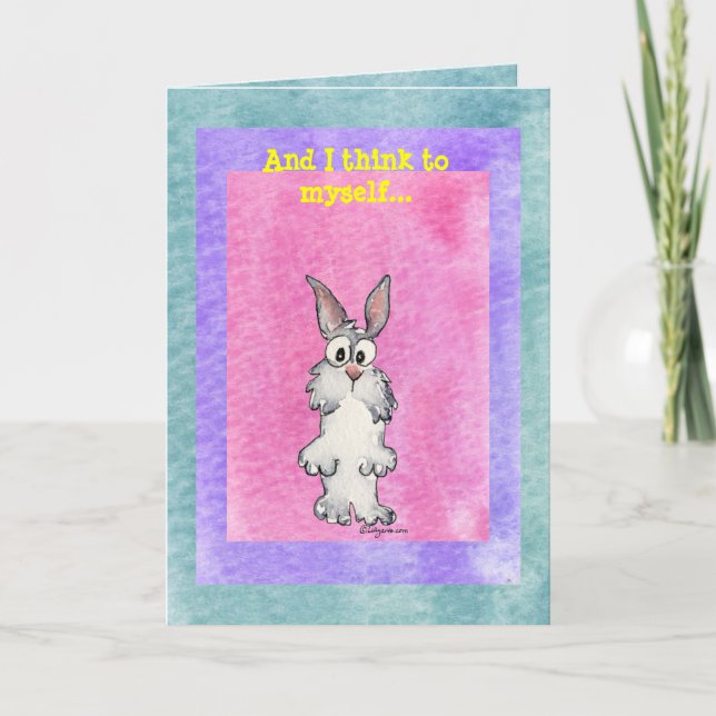 Tarjeta de pascua feliz (Anverso)