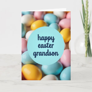 Tarjeta de Pascua Feliz de Huevo Pastel