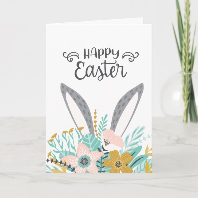 Tarjeta de Pascua - Feliz Pascua (Anverso)