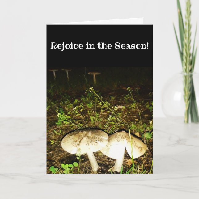 Tarjeta de Pascua "Fungshrooms" (Anverso)