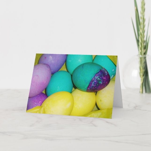 Tarjeta de Pascua "Huevos de Pascua" (Anverso)