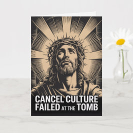 Tarjeta de Pascua La Cultura de la Cancelación Fal