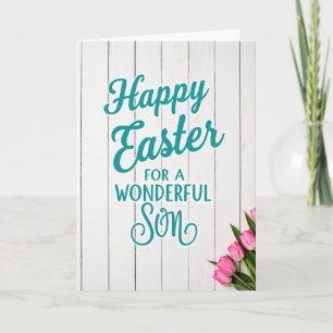 Tarjeta de Pascua maravilloso hijo