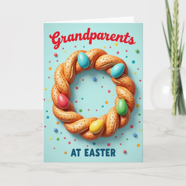Tarjeta de Pascua para Abuelos (Anverso)