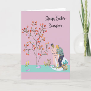 Tarjeta de Pascua para el cuidador de los hombres