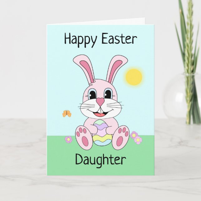 Tarjeta de Pascua para hija (Anverso)