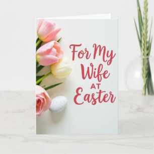 Tarjeta de Pascua para mi esposa