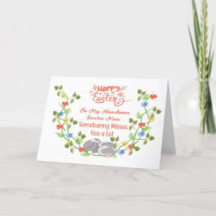 Tarjeta de Pascua para tu hombre en el ejército