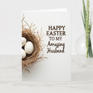 Tarjeta de Pascua para un marido increíble