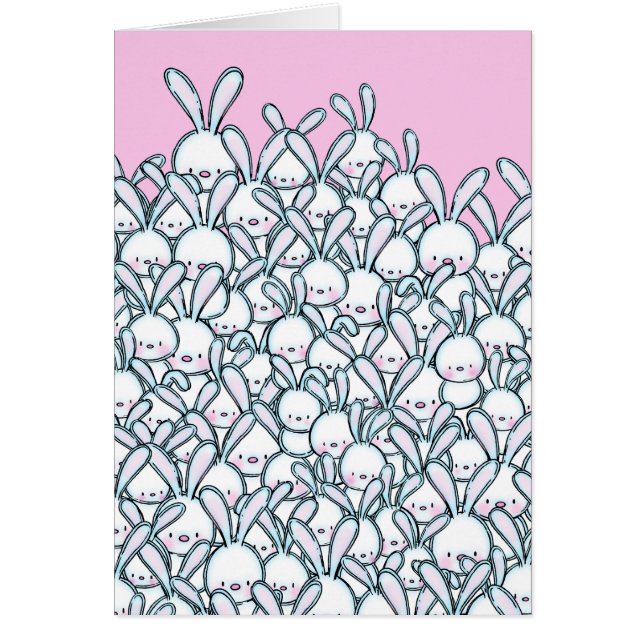 Tarjeta de Pascua para un Millón de Bunnies (Frente)