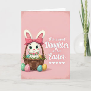 Tarjeta de Pascua para una hija dulce