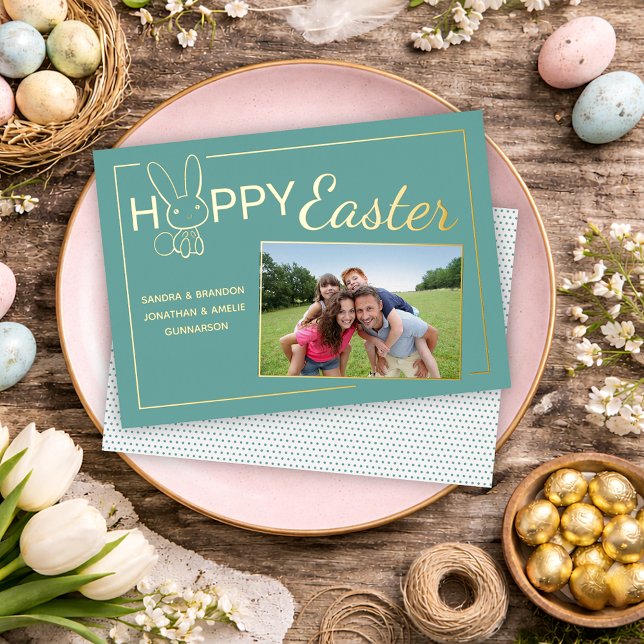 Tarjeta de Pascua personalizada con foto (Subido por el creador)