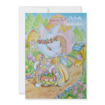 TARJETA DE PASCUA PERSONALIZADA PARA UNA NIETA