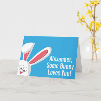 Tarjeta de Pascua Personalizado Cuta para Niña o N