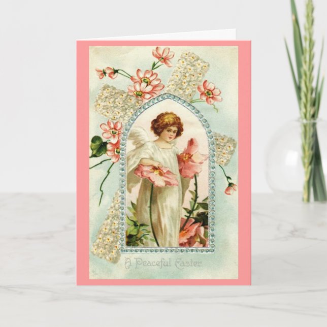 Tarjeta de pascua religiosa (Anverso)