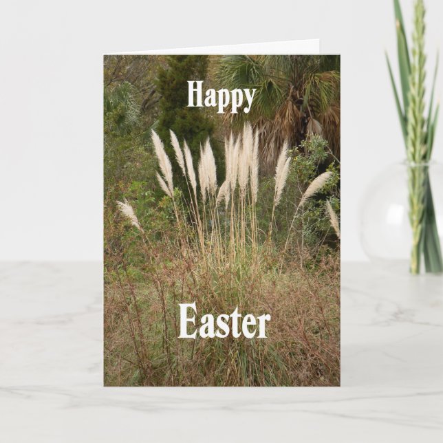 Tarjeta de Pascua Religiosa, Grasas Salvajes (Anverso)