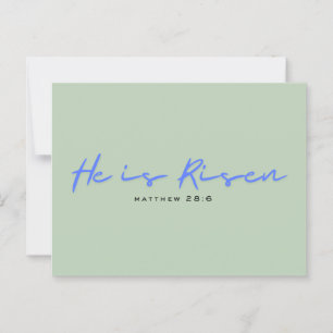 Tarjeta de Pascua religiosa moderna