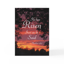 Tarjeta de Pascua Risen Lord Sunrise