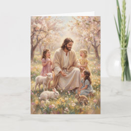 Tarjeta de Pascua Rodeada de Amor