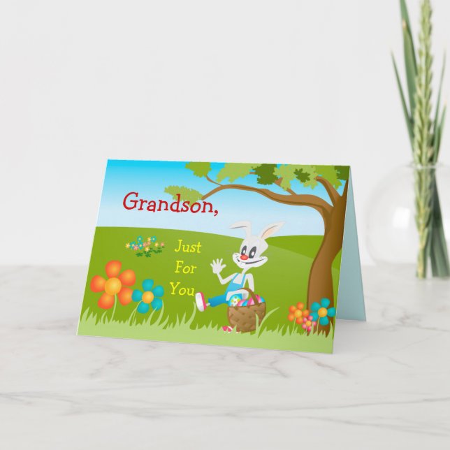 Tarjeta de Pascua sólo para la abuela (Anverso)