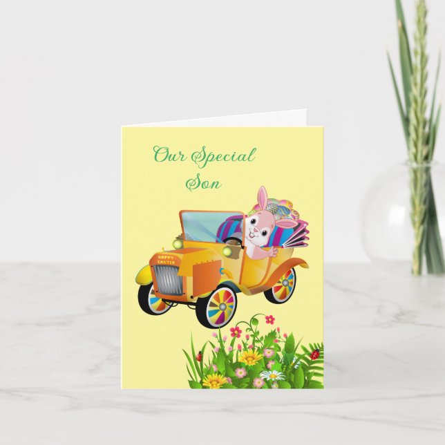 Tarjeta de Pascua - Tarjeta de vacaciones especial (Anverso)