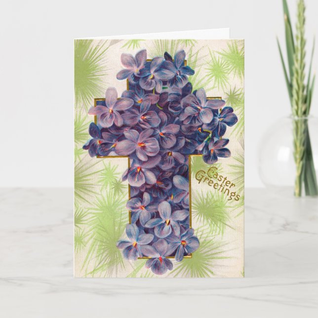 tarjeta de Pascua Vintage de 1911 (Anverso)