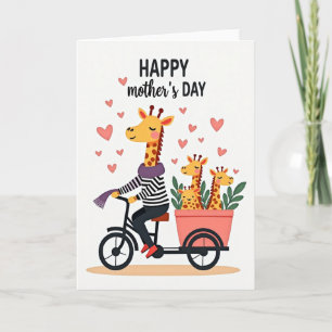 Tarjeta de Paseo en Bicicleta para Familias que se
