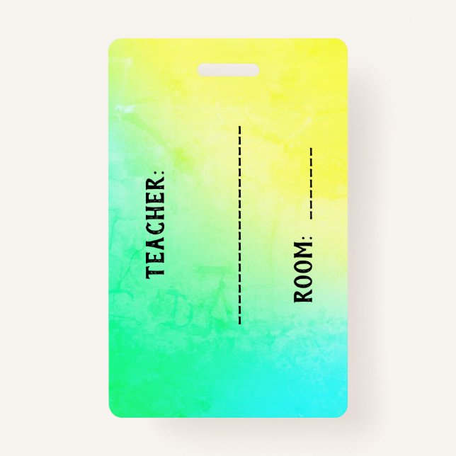 Tarjeta de paso del baño (Reverso)