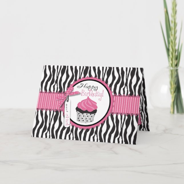 Tarjeta de pasteles de Moda Boutique (Anverso)