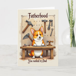 Tarjeta de Paternidad de Craftsman Dog