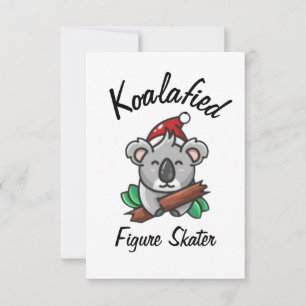 Tarjeta de patinadora artística Koalafied