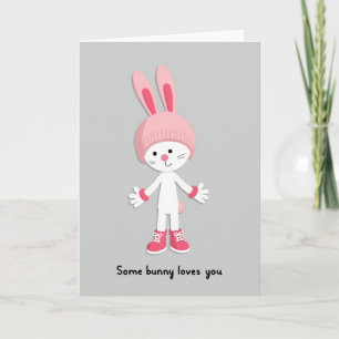 Tarjeta de Patrón Bunny Loves You