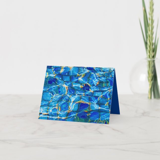 Tarjeta de patrón de agua (Anverso)