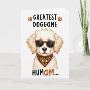 Tarjeta de patrón de cachorro manchado