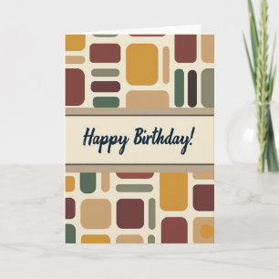 Tarjeta de patrón de celebración de mediados de si