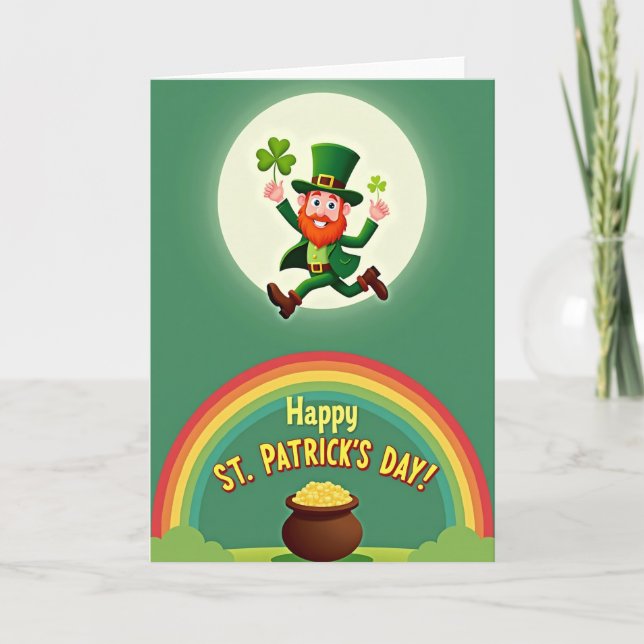 Tarjeta de Patrón de Duende Verde (Anverso)