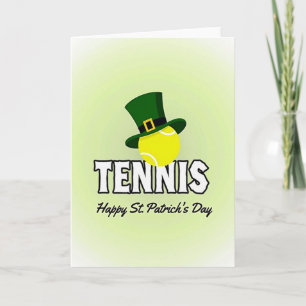 Tarjeta de patrón de gorra de tenis