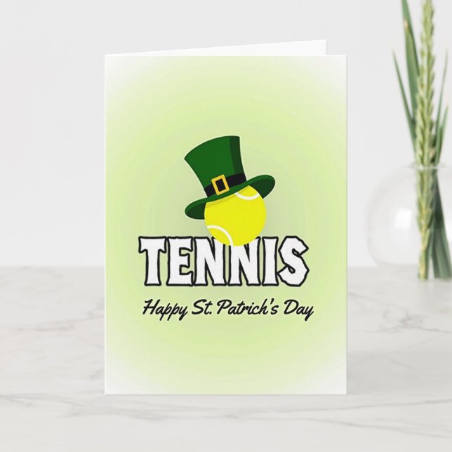 Tarjeta de patrón de gorra de tenis (Anverso)