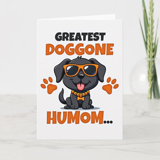 Tarjeta de Patrón de Huella de Perro (Anverso)