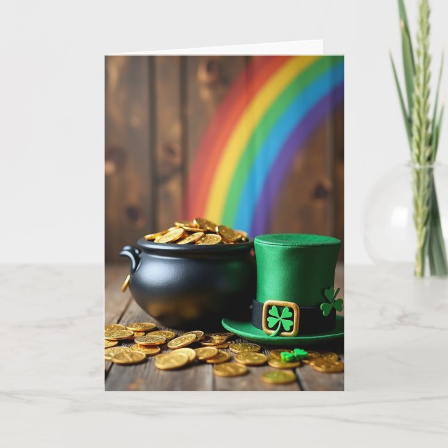 Tarjeta de patrón de monedas de la suerte (Anverso)