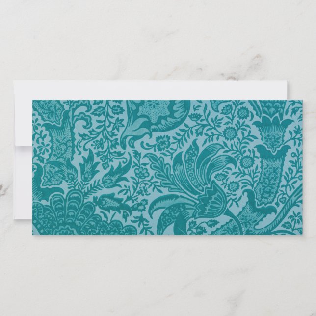 Tarjeta de patrón indio (de William Morris) (Anverso)