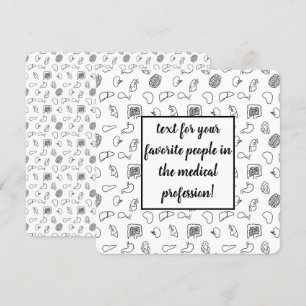 Tarjeta de patrón médico