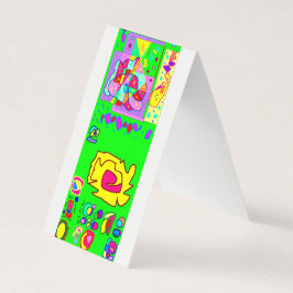 Tarjeta de patrón verde sin mensaje impreso en amb