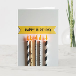 Tarjeta de patrones gráficos de cumpleaños dulces