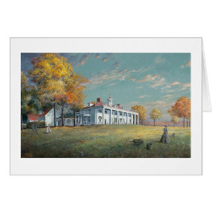Tarjeta de Paul McGehee "otoño en Mount Vernon"