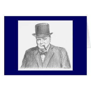Tarjeta de Paul McGehee "Winston Churchill"